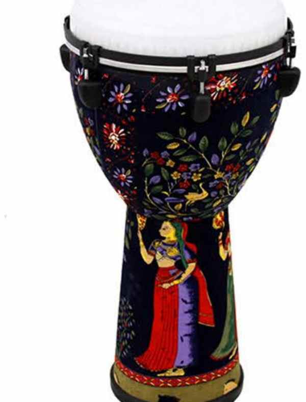 12-Inch Indonesian Fabric/Wood Tunable Djembe
