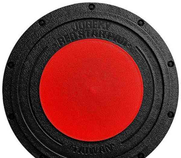 12 Inch Silicone Red Heart Mute Drum
