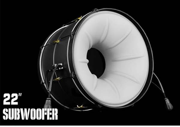 22" American Ultra-Low Frequency Capture Subwoofer (White)