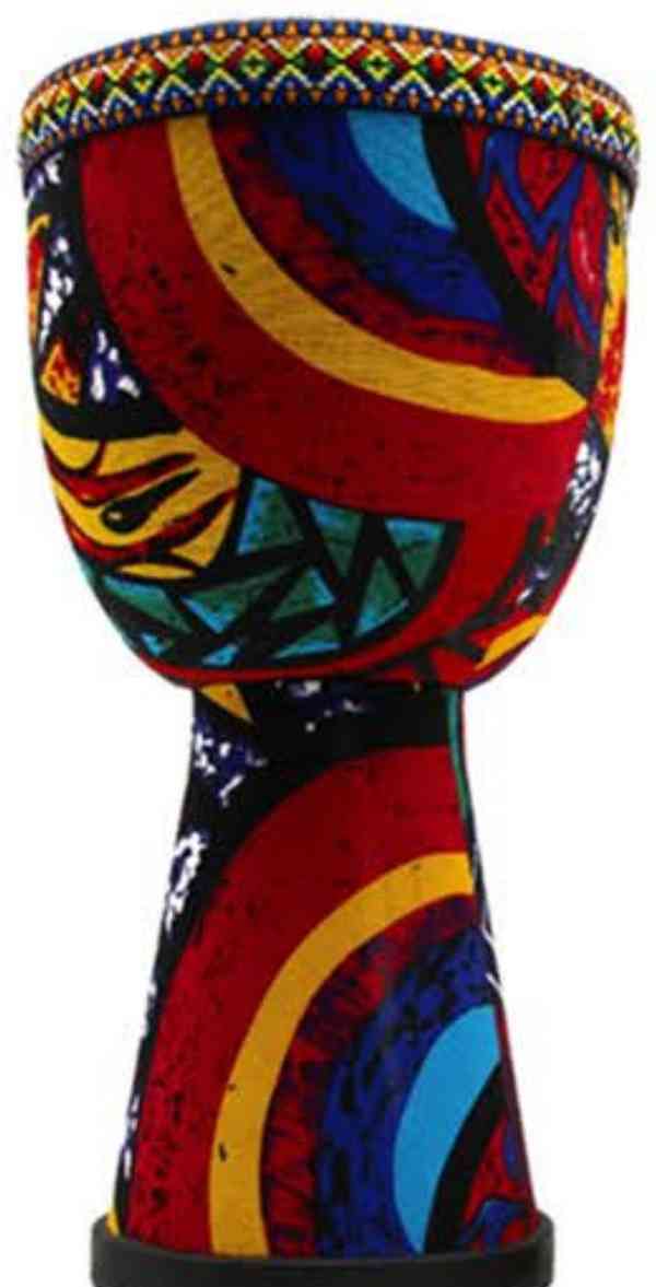9-Inch Indonesian Fabric/Wood Tunable Djembe