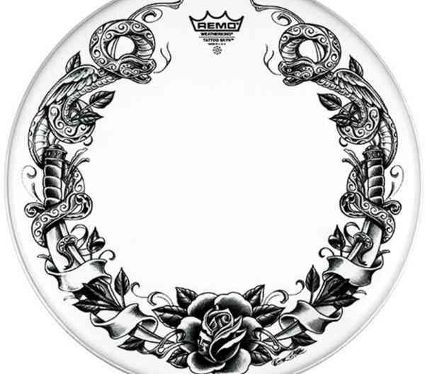 American Product Remo Hand Drawn 22" Bottom Drum Resonance Skin