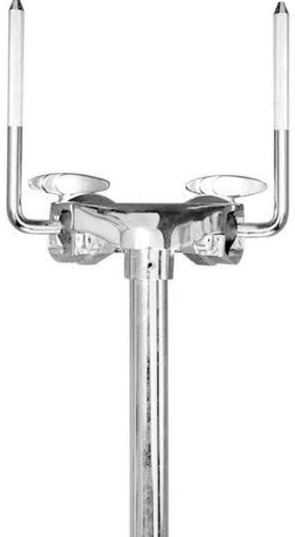 Bucket Drum Double Support Bull Horn Tom Mount