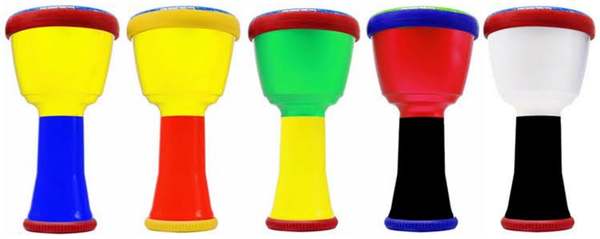 Colorful 9-Inch Djembe