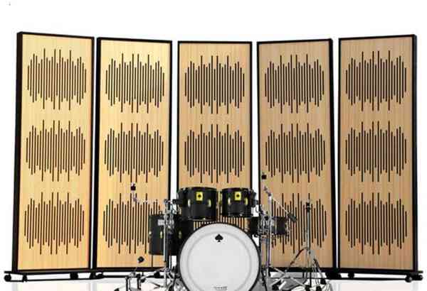 Mobile Sound Barrier Mobile Live Streaming Drum Barrier