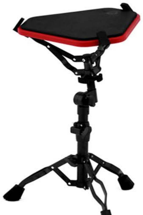 Natural Rubber Triangle Classic Mute Drum +25.8 Bold Military Drum Bracket