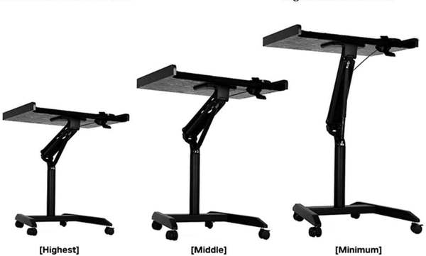 Orchestral Hydraulic Mobile Percussion Table (Black)