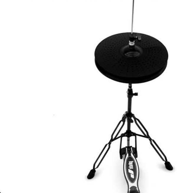 Practice Mute Cymbal x2 With Hi-Hat Stand