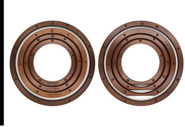 Thai Made Solid Wood Pressure Rings (8 Pack) 10" 12" 14" 16"