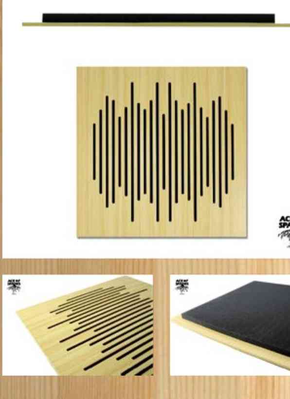 Sound Field Absorbing Board & Diffuser Board 600×600 mm (Price for Case of 8)