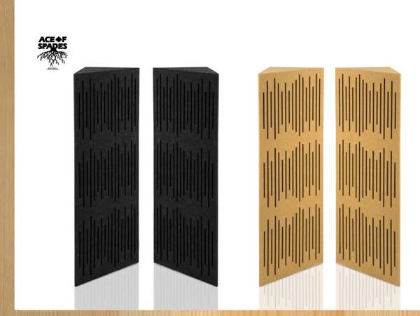 Studio 90° Corner Bass Trap — Trapezoidal Column (400×200×1200 mm)