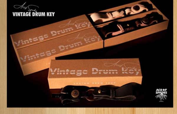 Vintage Cowhide Drum Key Gift Box